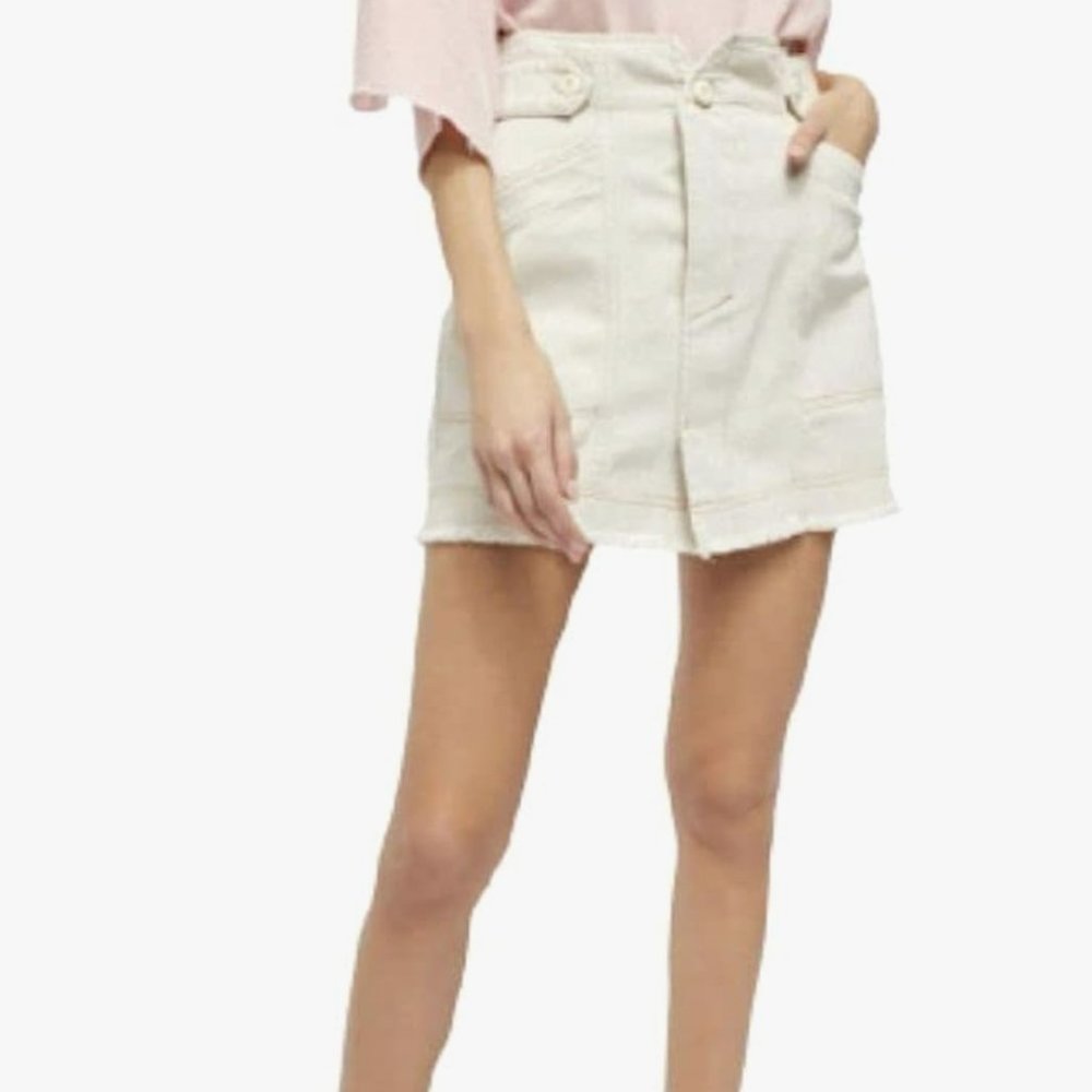 Free People Alpha Utility Mini Sand 12
